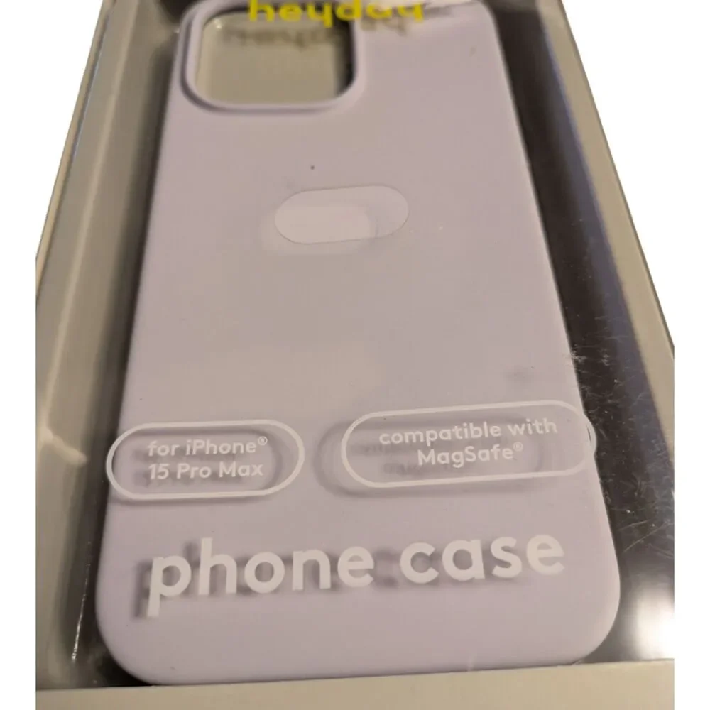 heyday iPhone 15 Pro Max Case MagSafe Compatible Lavender Purple